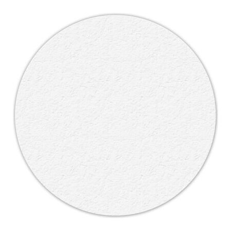 Top Tape And Label. Floor Marking Tape, White, 6in Circle, 25/Pkg., LM190W